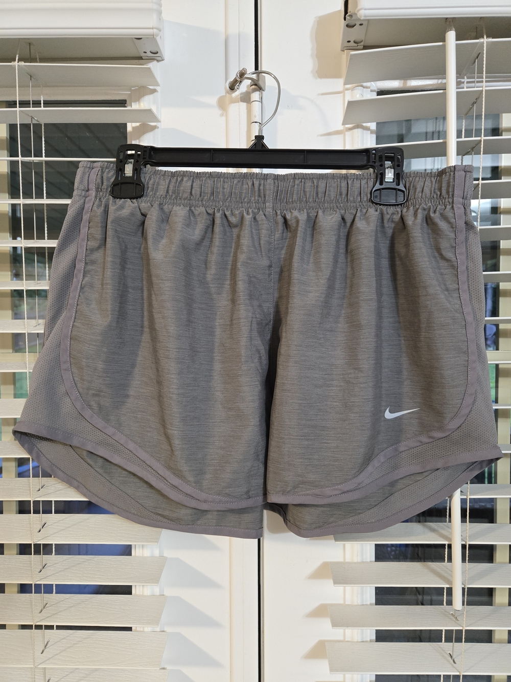 Nike Women's Grey Dri-FIT Running Shorts Sz XL
